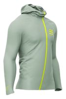 Pánske bundy Compressport Hurricane Waterproof 10/10 - Mätový