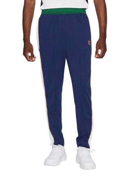 Męskie spodnie tenisowe Nike Court Heritage Suit Pant M - binary blue/gorge green/white