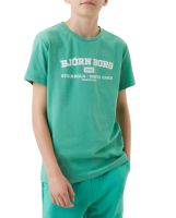 Maglietta per ragazzi Björn Borg Sthlm T-Shirt - winter green