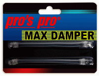 Tenisa vibrastopi Pro's Pro Max Damper 2P - black