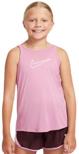 Dievčenské tričká Nike Kids One Classic Dri-Fit - Ružový