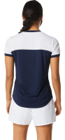 Ženska majica Asics Court Short Sleeve Top - midnight/brilliant white Ženska majica Asics Court Short Sleeve Top - midnight/brilliant white
