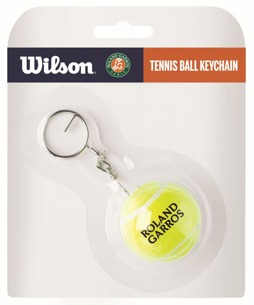 Wilson Tennis Ball Keychain Roland Garros yellow Tennis Zone