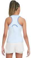 Majica kratkih rukava za djevojčice Nike Court Dri-Fit Victory Tank - blue tint/polar/white Majica kratkih rukava za djevojčice Nike Court Dri-Fit Victory Tank - blue tint/polar/white