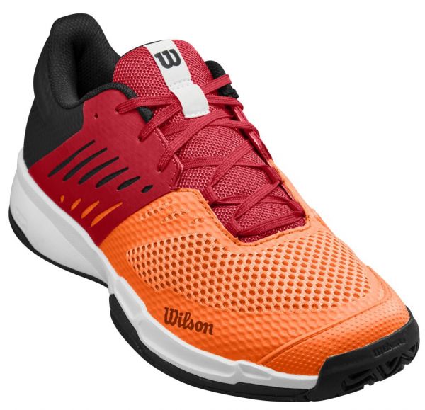 Vīriešiem tenisa apavi Wilson Kaos Devo 2.0 M - orange tiger/wilson red/black