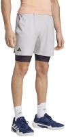Herren Tennisshorts Adidas Tennis Aeroready Shorts and Tight Set - Grau Herren Tennisshorts Adidas Tennis Aeroready Shorts and Tight Set - Grau