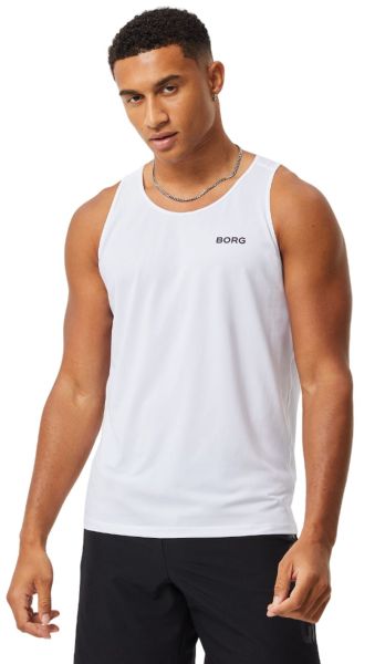 Herren Tennis-T-Shirt Björn Borg Athletic Tank - brilliant white
