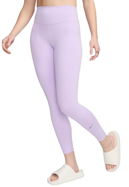Women's leggings Nike One High Waisted Full Length Leggings - lilac bloom/black