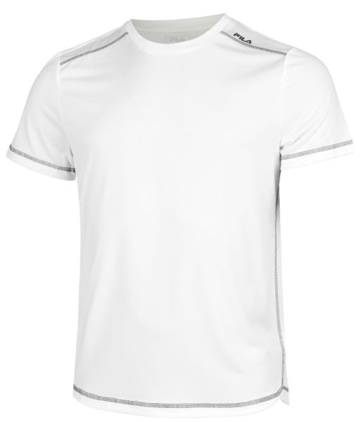 Herren Tennis-T-Shirt Fila Jannis - Weiß