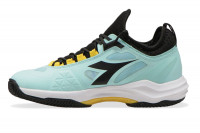 Γυναικεία παπούτσια Diadora Speed Blushield Fly 3 + W Clay - blue flint/black/white Γυναικεία παπούτσια Diadora Speed Blushield Fly 3 + W Clay - blue flint/black/white