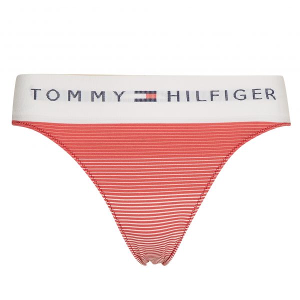 Dámske nohavičky Tommy Hilfiger Bikini 1P - seamless stripe/primary red
