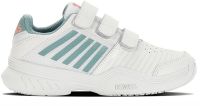 Tenisice za djecu K-Swiss Court Express Strap Omni - white/nile blue/desert flower Tenisice za djecu K-Swiss Court Express Strap Omni - white/nile blue/desert flower