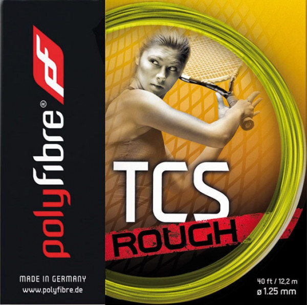 Tenisz húr Polyfibre TCS Rough (12,2 m) - yellow
