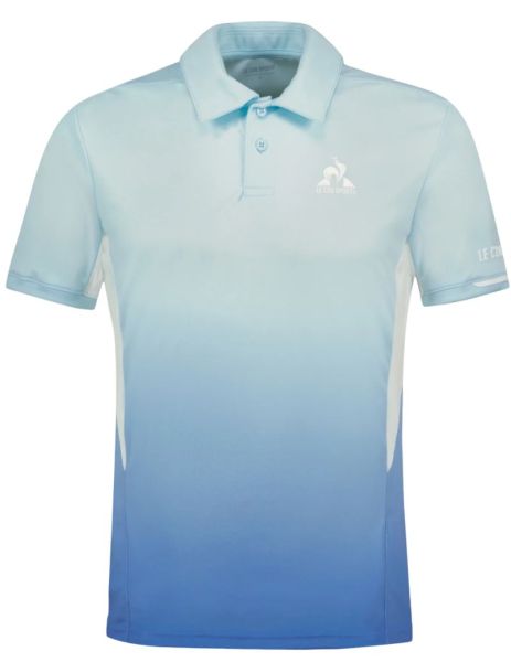 Men's Polo T-shirt Le Coq Sportif Tennis Performance - Blue