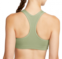 Sportski grudnjak Nike Swoosh Bra Pad - oil green/white Sportski grudnjak Nike Swoosh Bra Pad - oil green/white
