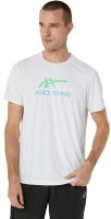 Herren Tennis-T-Shirt Asics Court Graphic - Weiß