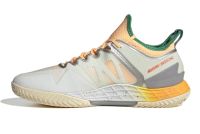 Meeste tennisejalatsid Adidas Adizero Ubersonic 4 M Heat - off white/taupe metallic/acid orange Meeste tennisejalatsid Adidas Adizero Ubersonic 4 M Heat - off white/taupe metallic/acid orange
