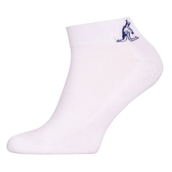 Chaussettes de tennis Australian Bobby Socks Cotton - white