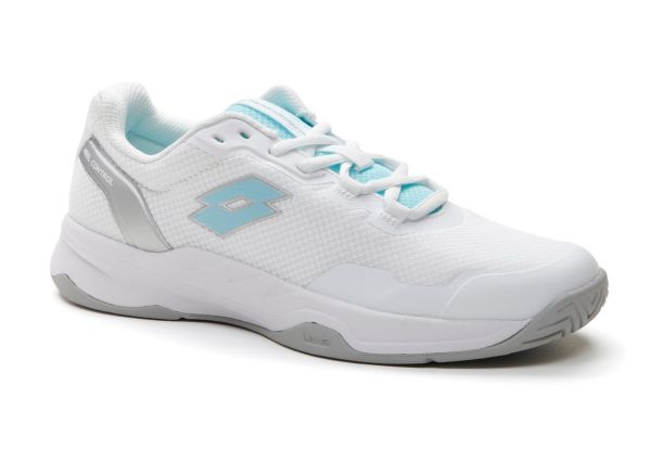 Chaussures de tennis pour femmes Lotto Mirage 600 II ALR W - all white/blue skipper