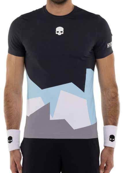 Мъжка тениска Hydrogen Mountains Tech T-shirt - blue navy/white/grey/light blue