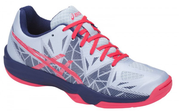 Pantofi squash dame Asics Gel-Fastball 3 - soft sky/diva pink