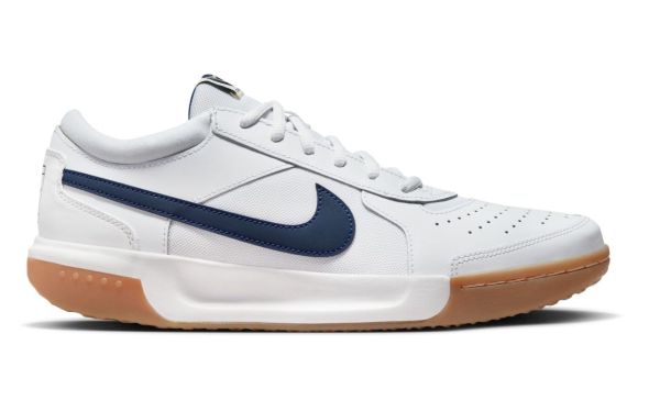 Męskie buty tenisowe Nike Zoom Court Lite 3 - white/midnight navy/gum light brown