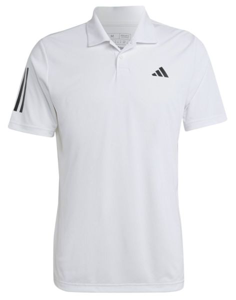 Men's Polo T-shirt Adidas Club 3-Stripes Tennis Polo Shirt - white