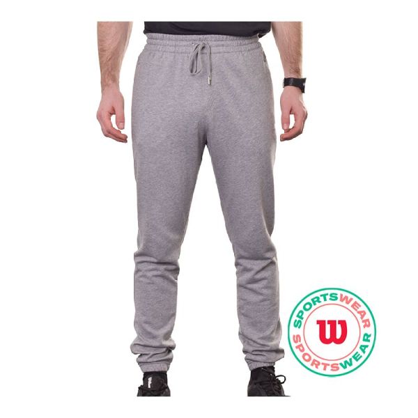 Pantalons de tennis pour hommes Wilson Parkside Jogger - med heather grey