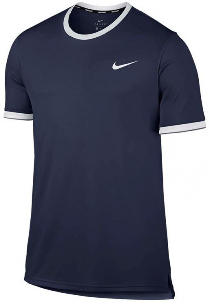  Nike Court Dry Top Team - midnight navy/white/cool grey/white