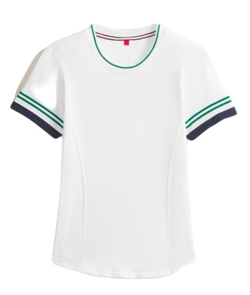 Marškinėliai moterims Wilson Baseline Seamless T-Shirt - bright white