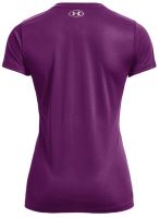 Dámske tričká Under Armour Tech Short Sleeve V-Neck - rivalry/metallic silver Dámske tričká Under Armour Tech Short Sleeve V-Neck - rivalry/metallic silver