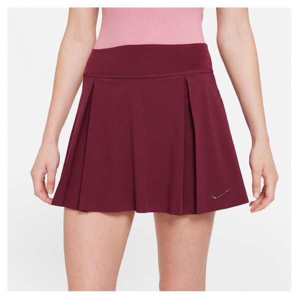  Nike Club Regular Tennis Skirt W - dark beetroot/dark beetroot