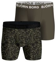 Pánské boxerky Björn Borg Performance Boxer 2P - green/print