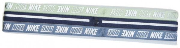 Páska Nike Metallic Headbands 3P 2.0 - lime ice/midnight navy/ashen slate