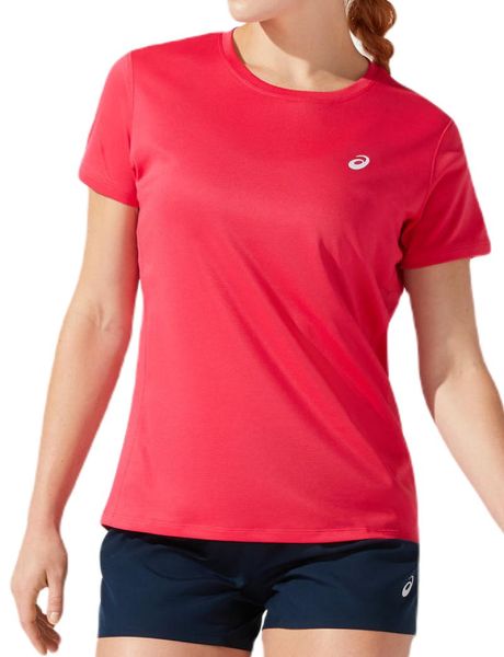 Damen T-Shirt Asics Core Short Sleeve Top - pixel pink