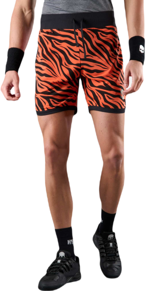 Shorts de tennis pour hommes Hydrogen Tiger Tech Shorts - orange