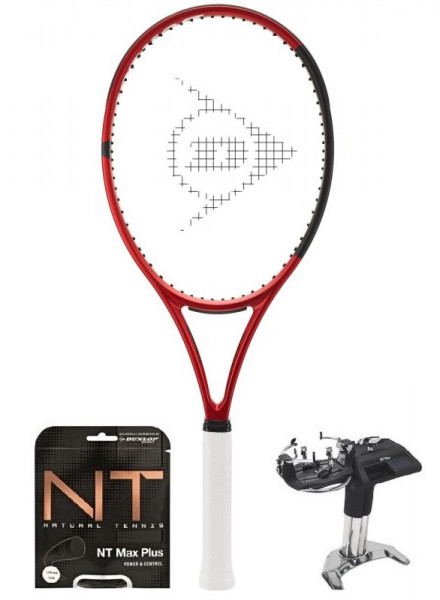 Ρακέτα τένις Dunlop CX 200 OS + xορδή + πλέξιμο ρακέτας