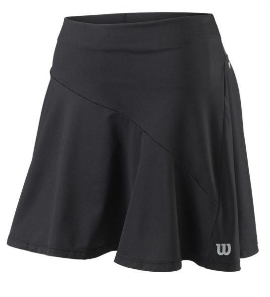 Falda de tenis para mujer Wilson Training 14.5 Skirt II W - black