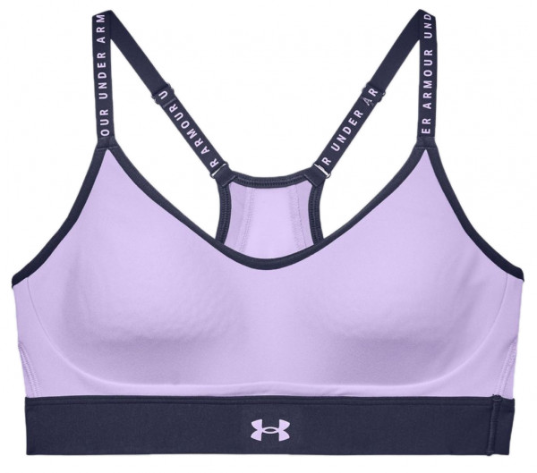 Topp Under Armour Infinity Low Covered Sports Bra - purple tint/midnight navy