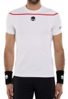 T-shirt pour hommes Hydrogen Tennis Zig Zag Tape T-Shirt - Blanc, Rouge