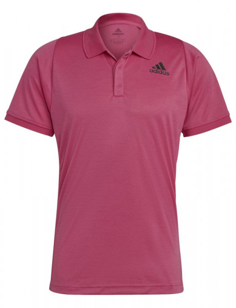 Herren Tennispoloshirt Adidas Freelift Polo M - pink/black