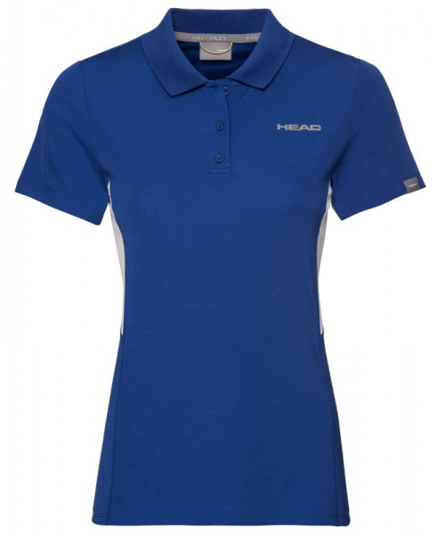 Дамска тениска с якичка Head Club Tech Polo Shirt W - royal blue