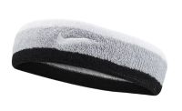 Galvos apvija Nike Swoosh Headband - light smoke gray/black/white