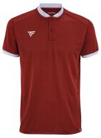 Мъжка тениска с якичка Tecnifibre Team Mesh Polo - cardinal