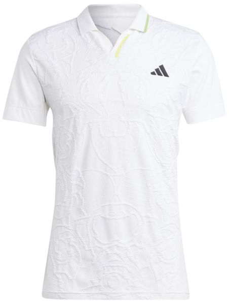 Мъжка тениска с якичка Adidas Pro Polo - white
