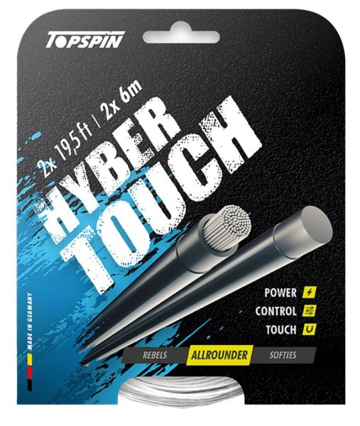 Tennis String Topspin Hyber Touch (2x6m) - Multicolor