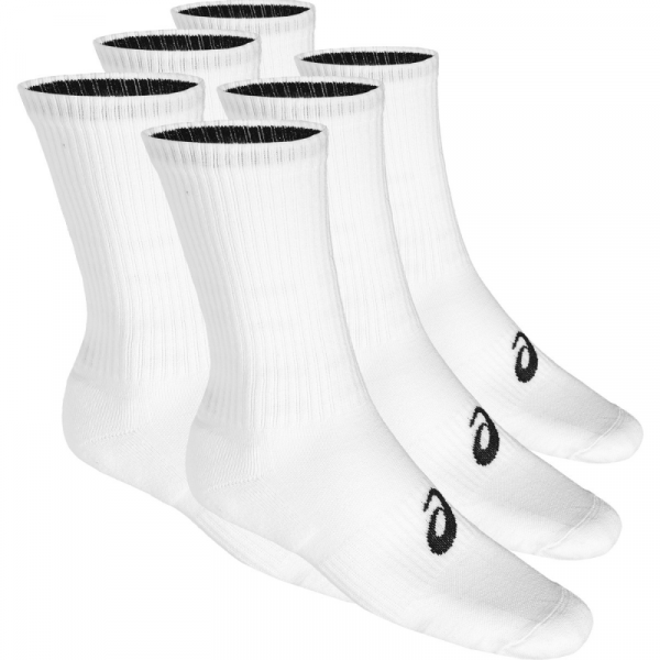 Ponožky Asics 6PPK Crew Sock - real white