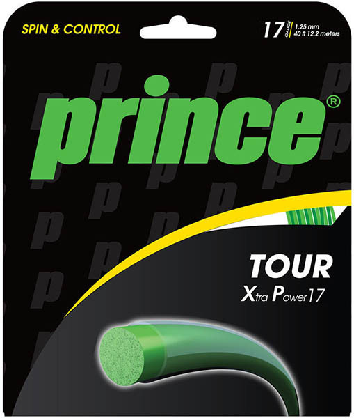 Tennisekeeled Prince Tour Xtra Power 17 (12,2 m) - green