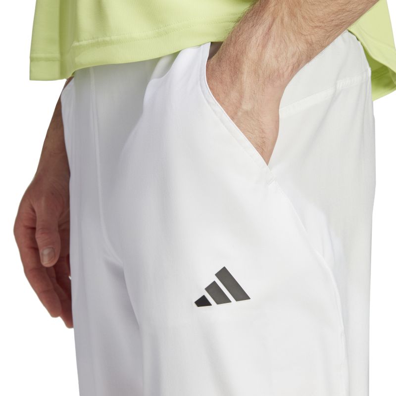 Men's trousers Adidas Woven Pant Pro - white, Tennis Zone