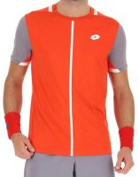 Teniso marškinėliai vyrams Lotto Top IV Tee - red poppy/quicksilver